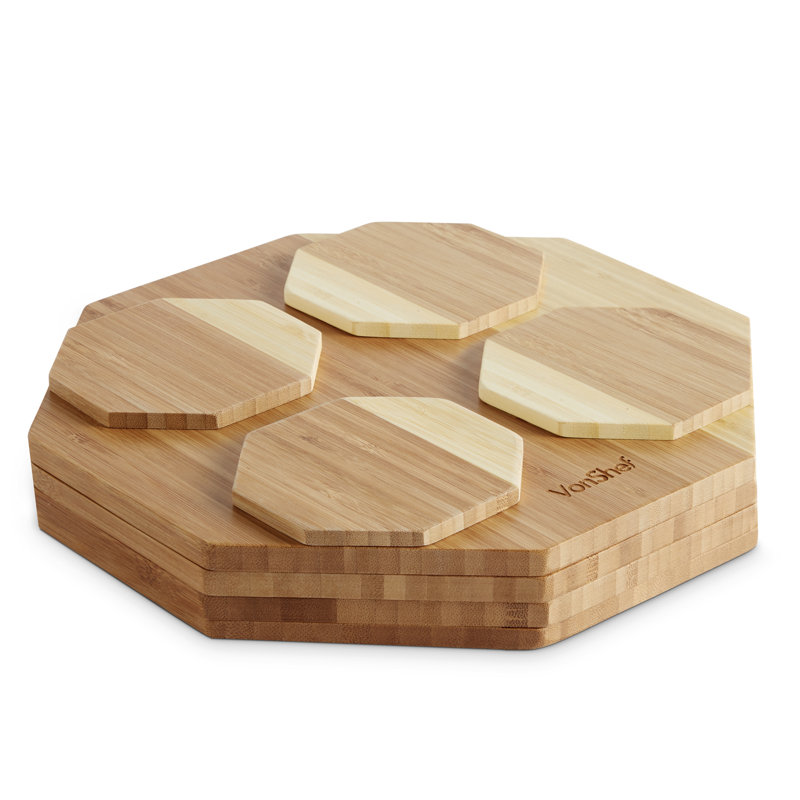 VonShef 8 Piece Placemat and Coaster Set & Reviews Wayfair.co.uk